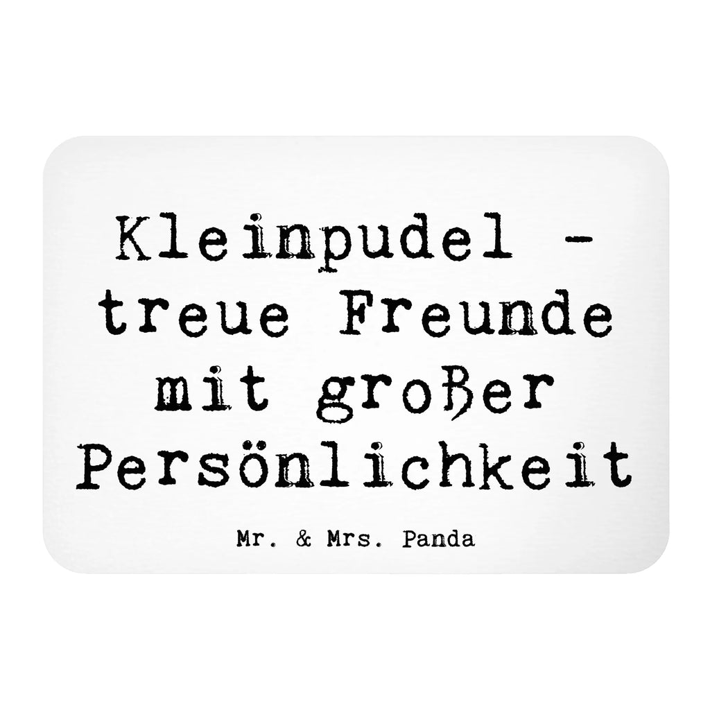 Magnet Saying Kleinpudel - treue Freunde mit großer Persönlichkeit Souvenir Magnet, Notiz Magnet, Pinnwandmagnet, Kühlschrankmagnet, Dekomagnet, Whiteboard Magnet, Motivmagnete, Kühlschrank Dekoration, Hund, Hunderasse, Rassehund, Hundebesitzer, Geschenk, Tierfreund, Schenken, Welpe