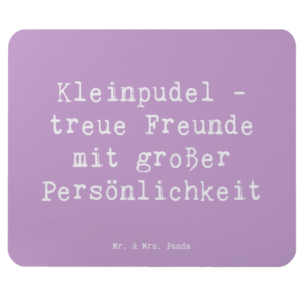 Mouse mat Saying Kleinpudel - treue Freunde mit großer Persönlichkeit Mousepad, Einzigartiges Mauspad, PC Zubehör, Mausunterlage, Büroausstattung, Arbeitszimmer, Designer Mauspad, Computer zubehör, Mauspad Büro, Mauspad, Hund, Hunderasse, Rassehund, Hundebesitzer, Geschenk, Tierfreund, Schenken, Welpe