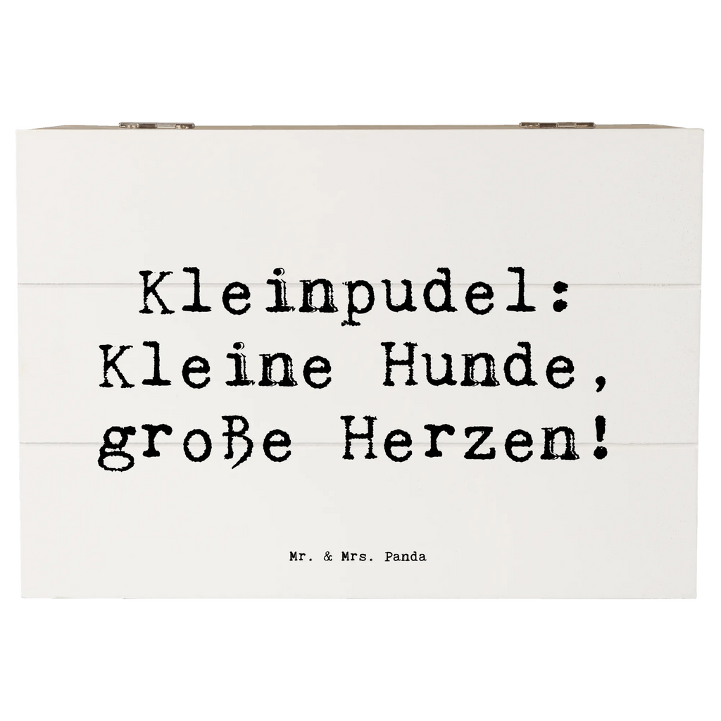Holzkiste Spruch Kleinpudel Liebe Erinnerungsbox, Truhe, Geschenkdose, Holzkiste, Erinnerungskiste, Schatzkiste, Kiste, Dekokiste, XXL, Geschenkbox, Aufbewahrungsbox, Schatulle, Hund, Hunderasse, Rassehund, Hundebesitzer, Geschenk, Tierfreund, Schenken, Welpe