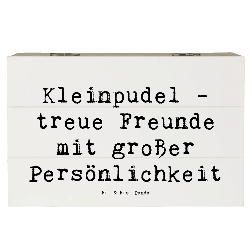 Holzkiste Spruch Kleinpudel Freunde Geschenkdose, Truhe, Aufbewahrungsbox, Dekokiste, Schatulle, XXL, Holzkiste, Kiste, Erinnerungskiste, Erinnerungsbox, Schatzkiste, Geschenkbox, Hund, Hunderasse, Rassehund, Hundebesitzer, Geschenk, Tierfreund, Schenken, Welpe