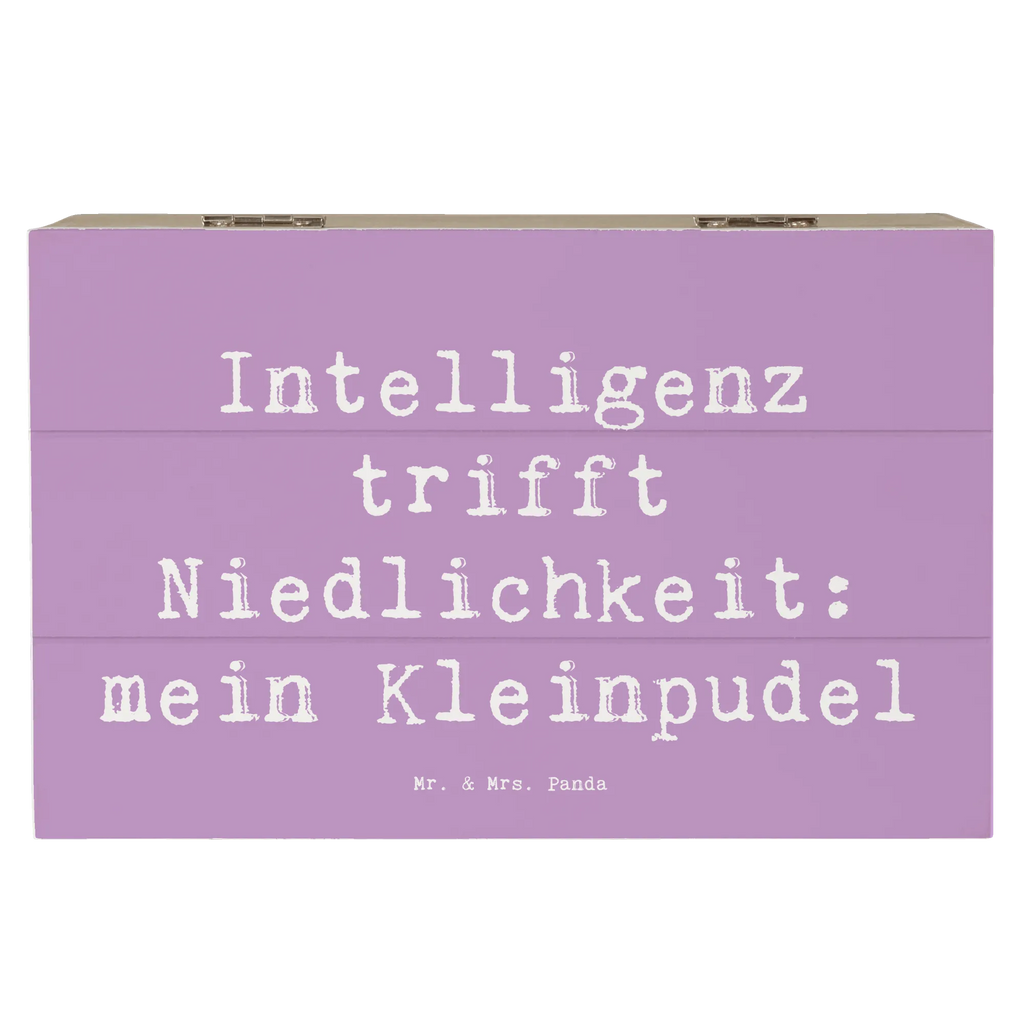Holzkiste Spruch Niedlicher Kleinpudel Schatulle, Dekokiste, Holzkiste, Aufbewahrungsbox, Erinnerungskiste, Geschenkbox, Schatzkiste, Erinnerungsbox, Kiste, XXL, Geschenkdose, Truhe, Hund, Hunderasse, Rassehund, Hundebesitzer, Geschenk, Tierfreund, Schenken, Welpe