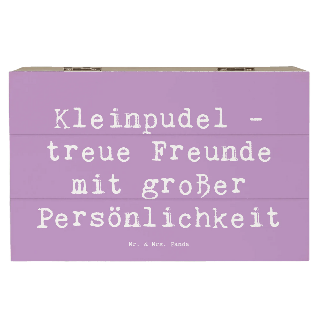 Holzkiste Spruch Kleinpudel Freunde Geschenkdose, Truhe, Aufbewahrungsbox, Dekokiste, Schatulle, XXL, Holzkiste, Kiste, Erinnerungskiste, Erinnerungsbox, Schatzkiste, Geschenkbox, Hund, Hunderasse, Rassehund, Hundebesitzer, Geschenk, Tierfreund, Schenken, Welpe
