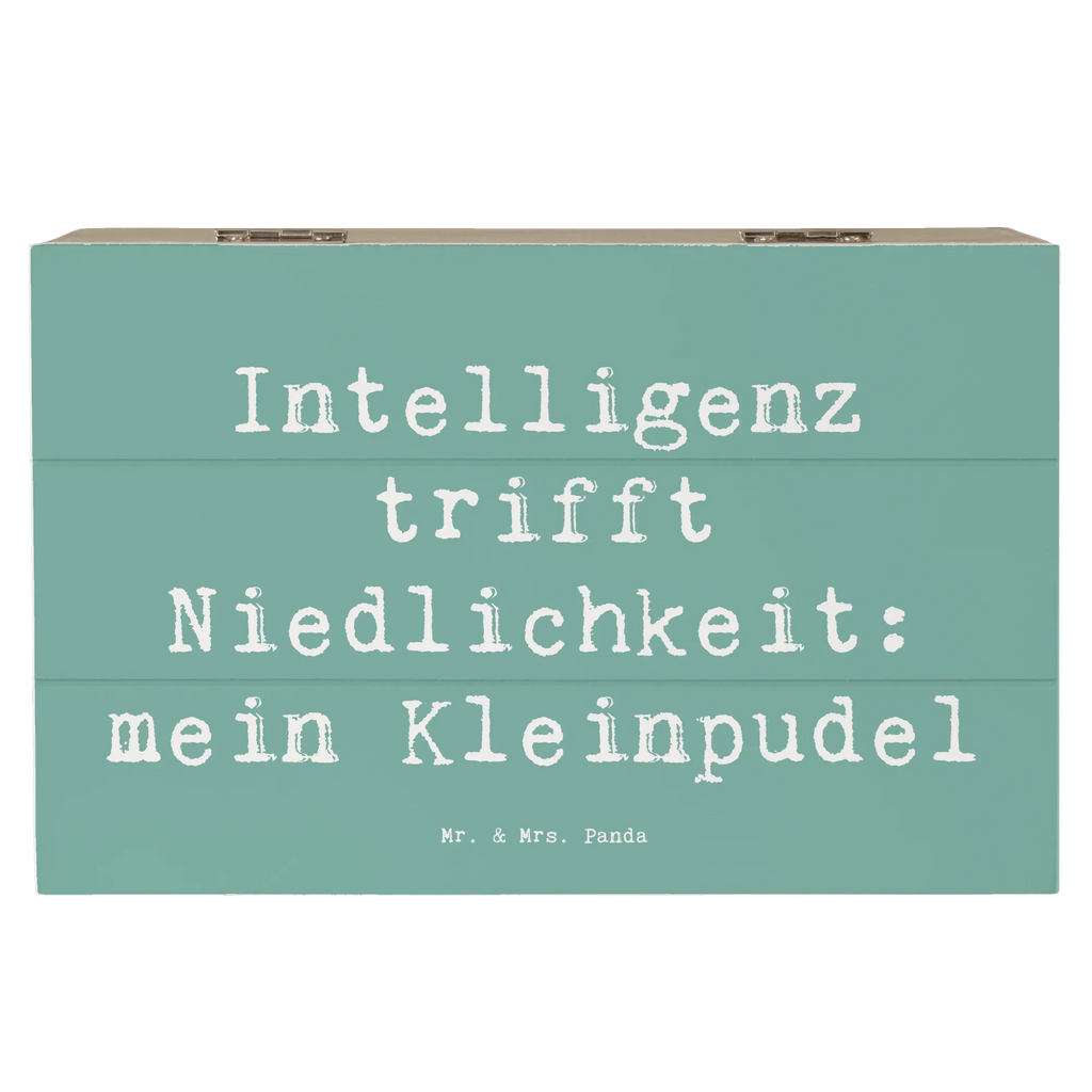 Holzkiste Spruch Niedlicher Kleinpudel Schatulle, Dekokiste, Holzkiste, Aufbewahrungsbox, Erinnerungskiste, Geschenkbox, Schatzkiste, Erinnerungsbox, Kiste, XXL, Geschenkdose, Truhe, Hund, Hunderasse, Rassehund, Hundebesitzer, Geschenk, Tierfreund, Schenken, Welpe