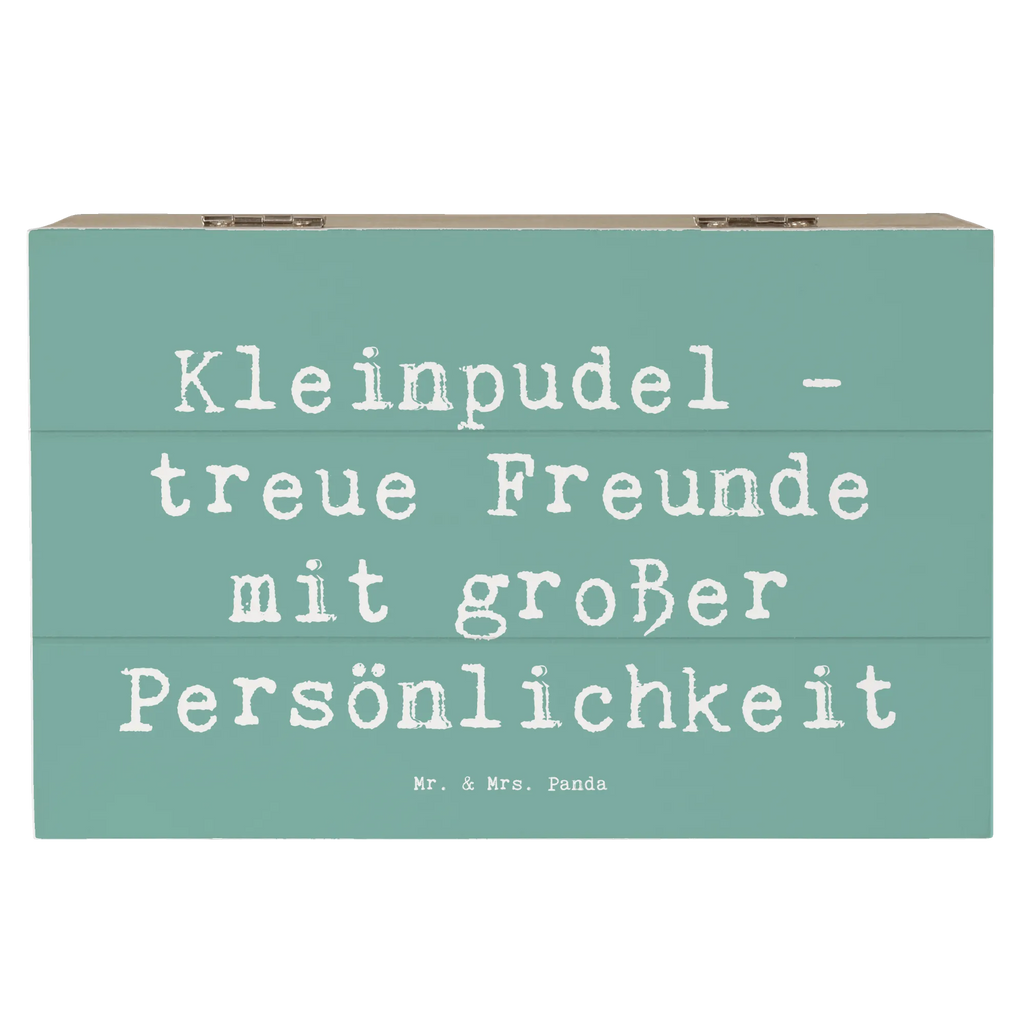 Holzkiste Spruch Kleinpudel Freunde Geschenkdose, Truhe, Aufbewahrungsbox, Dekokiste, Schatulle, XXL, Holzkiste, Kiste, Erinnerungskiste, Erinnerungsbox, Schatzkiste, Geschenkbox, Hund, Hunderasse, Rassehund, Hundebesitzer, Geschenk, Tierfreund, Schenken, Welpe