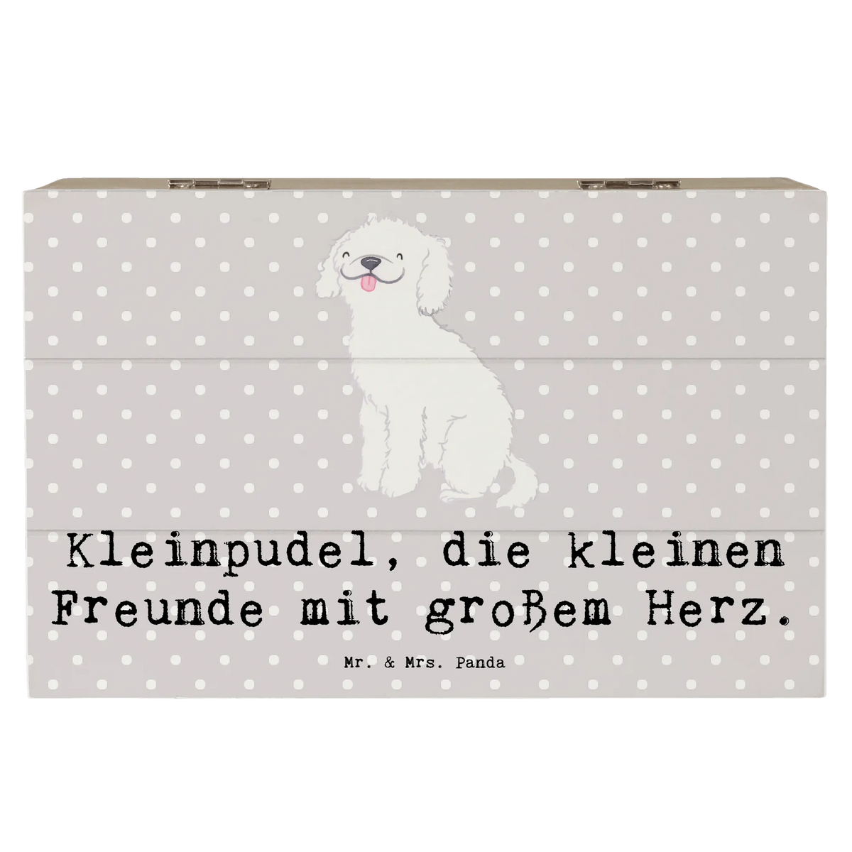 Holzkiste Kleinpudel Liebe