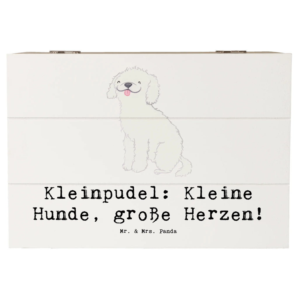 Wooden chest Kleinpudel: Kleine Hunde, große Herzen! Truhe, Kiste, Holzkiste, Erinnerungsbox, Geschenkdose, Schatzkiste, Schatulle, XXL, Erinnerungskiste, Geschenkbox, Dekokiste, Aufbewahrungsbox, Hund, Hunderasse, Rassehund, Hundebesitzer, Geschenk, Tierfreund, Schenken, Welpe