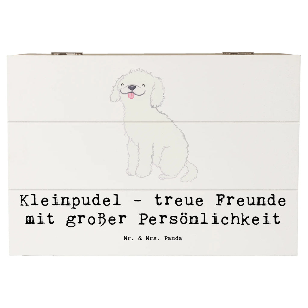Holzkiste Kleinpudel Freunde Schatulle, Schatzkiste, Erinnerungskiste, Erinnerungsbox, Dekokiste, Aufbewahrungsbox, Geschenkdose, Kiste, Geschenkbox, XXL, Holzkiste, Truhe, Hund, Hunderasse, Rassehund, Hundebesitzer, Geschenk, Tierfreund, Schenken, Welpe