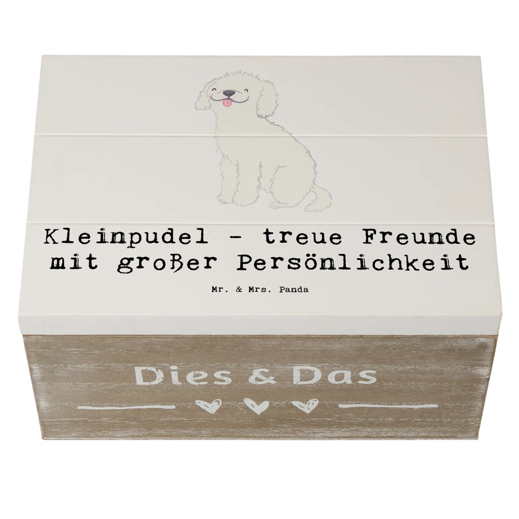 Holzkiste Kleinpudel Freunde Schatulle, Schatzkiste, Erinnerungskiste, Erinnerungsbox, Dekokiste, Aufbewahrungsbox, Geschenkdose, Kiste, Geschenkbox, XXL, Holzkiste, Truhe, Hund, Hunderasse, Rassehund, Hundebesitzer, Geschenk, Tierfreund, Schenken, Welpe