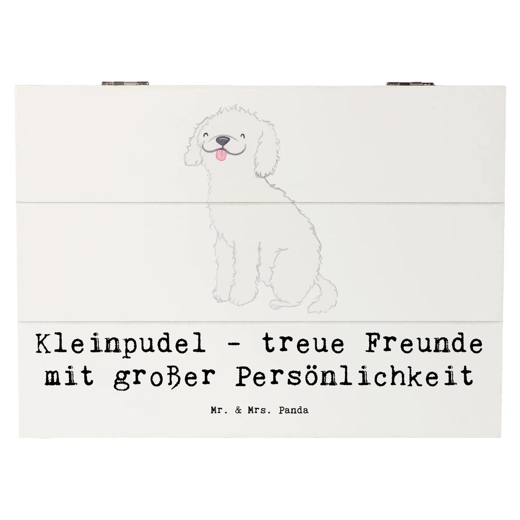 Holzkiste Kleinpudel Freunde Schatulle, Schatzkiste, Erinnerungskiste, Erinnerungsbox, Dekokiste, Aufbewahrungsbox, Geschenkdose, Kiste, Geschenkbox, XXL, Holzkiste, Truhe, Hund, Hunderasse, Rassehund, Hundebesitzer, Geschenk, Tierfreund, Schenken, Welpe