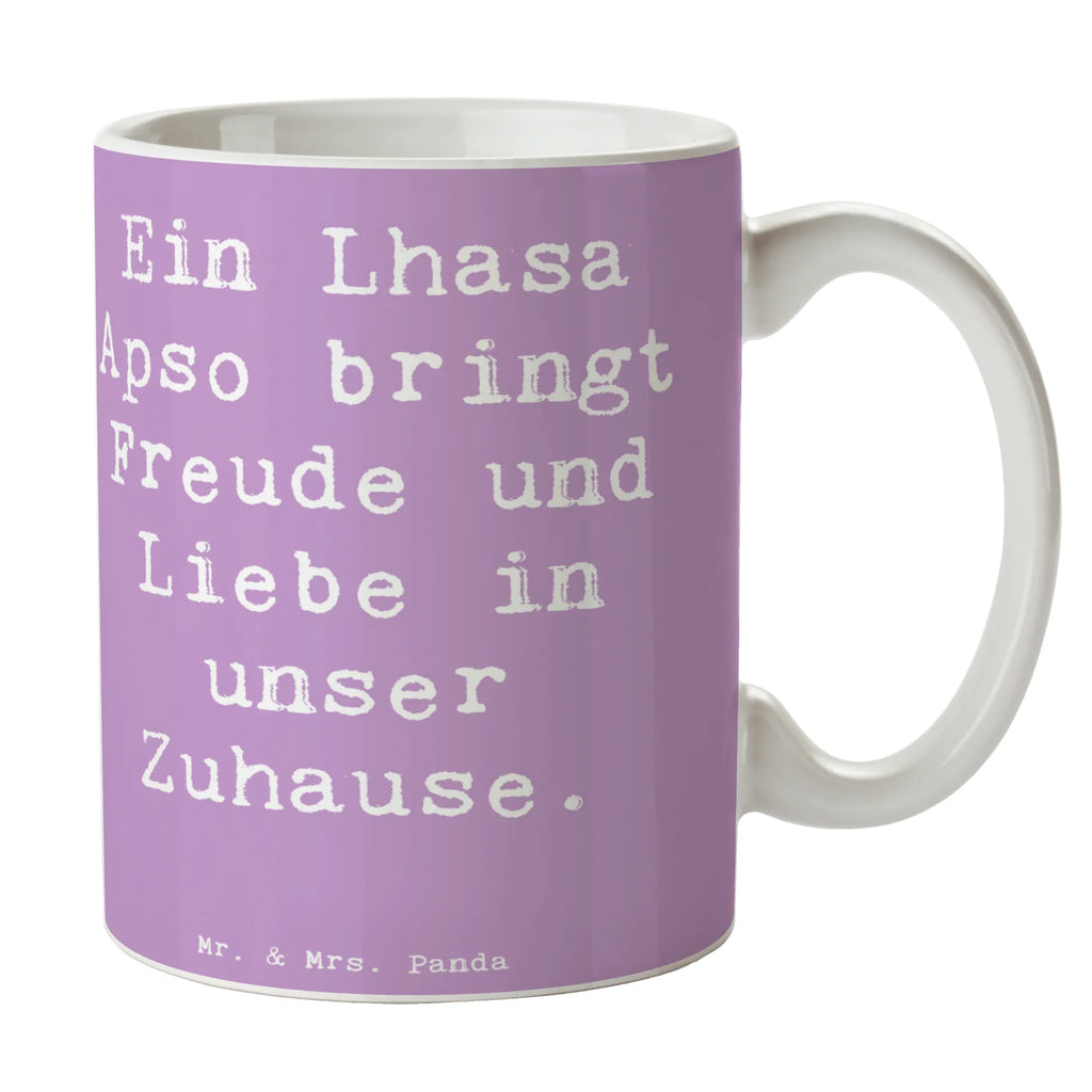 Tasse Spruch Lhasa Apso Freude Tasse mit Motiven, Teetasse, Tasse mit Zitaten, Bürotasse, Porzellantasse, Kaffeetasse, Keramiktasse, Geschenktasse, Tasse, Hund, Hunderasse, Rassehund, Hundebesitzer, Geschenk, Tierfreund, Schenken, Welpe
