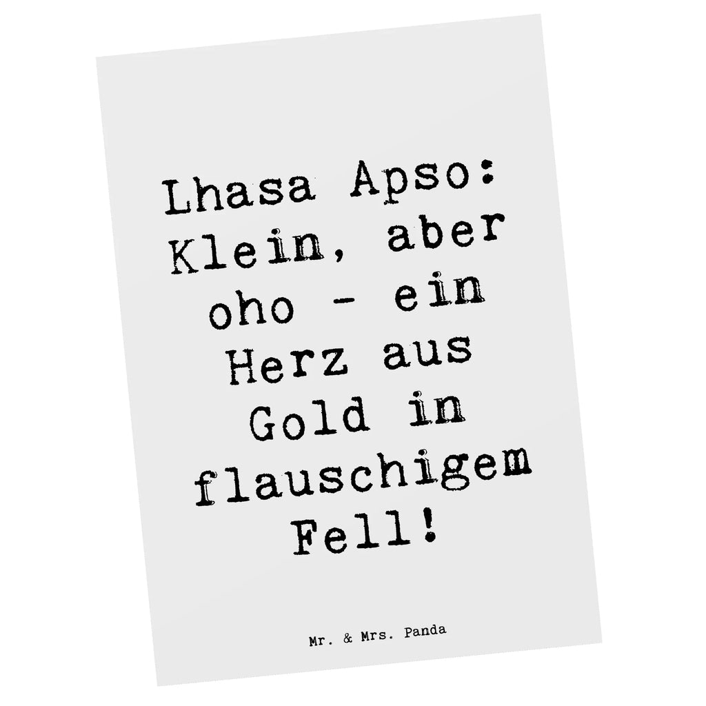 Postkarte Spruch Lhasa Apso Wunder Geschenkkarte, Einladung Geburtstag, Einladungskarte, Ansichtskarten, Karte, Einladung, Geburtstagskarte, Postkarte, Ansichtskarte, Einladungskarten Geburtstag, Grußkarte, Dankeskarte, Hund, Hunderasse, Rassehund, Hundebesitzer, Geschenk, Tierfreund, Schenken, Welpe