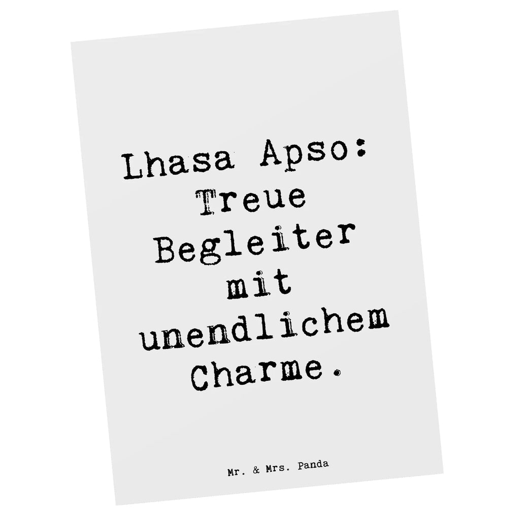 Postkarte Spruch Lhasa Apso Treue Begleiter Einladungskarten Geburtstag, Dankeskarte, Ansichtskarten, Geschenkkarte, Ansichtskarte, Karte, Geburtstagskarte, Einladung Geburtstag, Einladung, Grußkarte, Einladungskarte, Postkarte, Hund, Hunderasse, Rassehund, Hundebesitzer, Geschenk, Tierfreund, Schenken, Welpe