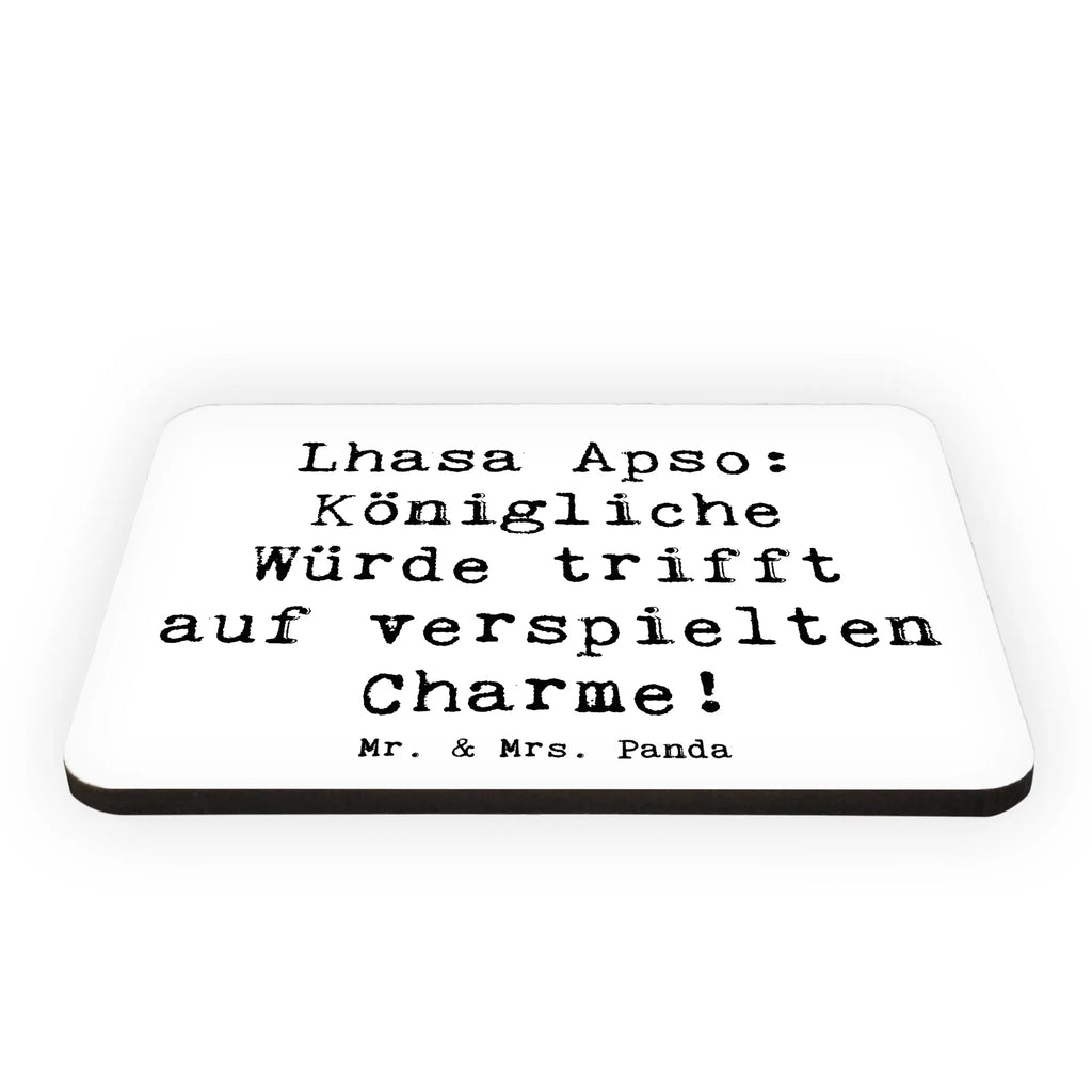 Magnet Saying Lhasa Apso: Königliche Würde trifft auf verspielten Charme! Pinnwandmagnet, Souvenir Magnet, Whiteboard Magnet, Motivmagnete, Notiz Magnet, Dekomagnet, Kühlschrank Dekoration, Kühlschrankmagnet, Hund, Hunderasse, Rassehund, Hundebesitzer, Geschenk, Tierfreund, Schenken, Welpe