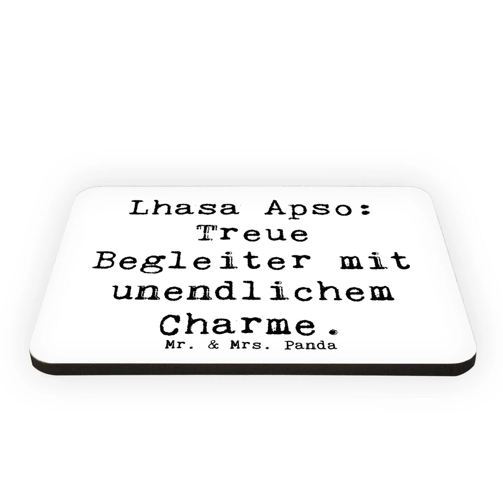 Magnet Saying Lhasa Apso: Treue Begleiter mit unendlichem Charme. Kühlschrankmagnet, Motivmagnete, Kühlschrank Dekoration, Pinnwandmagnet, Whiteboard Magnet, Notiz Magnet, Souvenir Magnet, Dekomagnet, Hund, Hunderasse, Rassehund, Hundebesitzer, Geschenk, Tierfreund, Schenken, Welpe