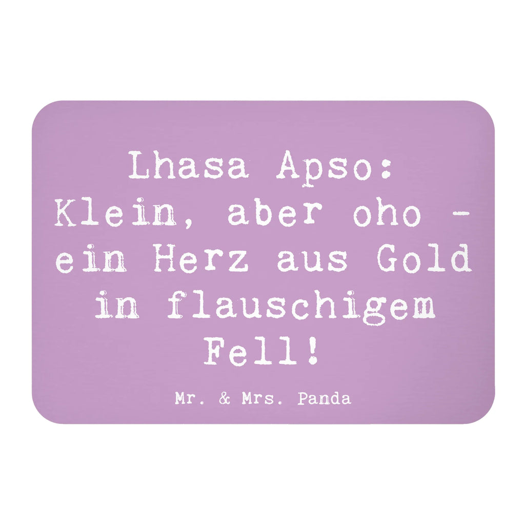 Magnet Saying Lhasa Apso: Klein, aber oho - ein Herz aus Gold in flauschigem Fell! Souvenir Magnet, Motivmagnete, Notiz Magnet, Pinnwandmagnet, Kühlschrank Dekoration, Kühlschrankmagnet, Whiteboard Magnet, Dekomagnet, Hund, Hunderasse, Rassehund, Hundebesitzer, Geschenk, Tierfreund, Schenken, Welpe
