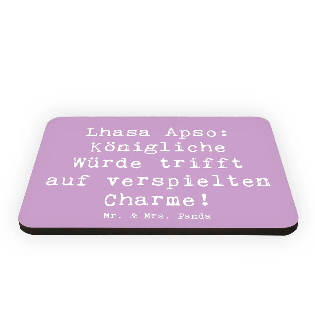 Magnet Saying Lhasa Apso: Königliche Würde trifft auf verspielten Charme! Pinnwandmagnet, Souvenir Magnet, Whiteboard Magnet, Motivmagnete, Notiz Magnet, Dekomagnet, Kühlschrank Dekoration, Kühlschrankmagnet, Hund, Hunderasse, Rassehund, Hundebesitzer, Geschenk, Tierfreund, Schenken, Welpe