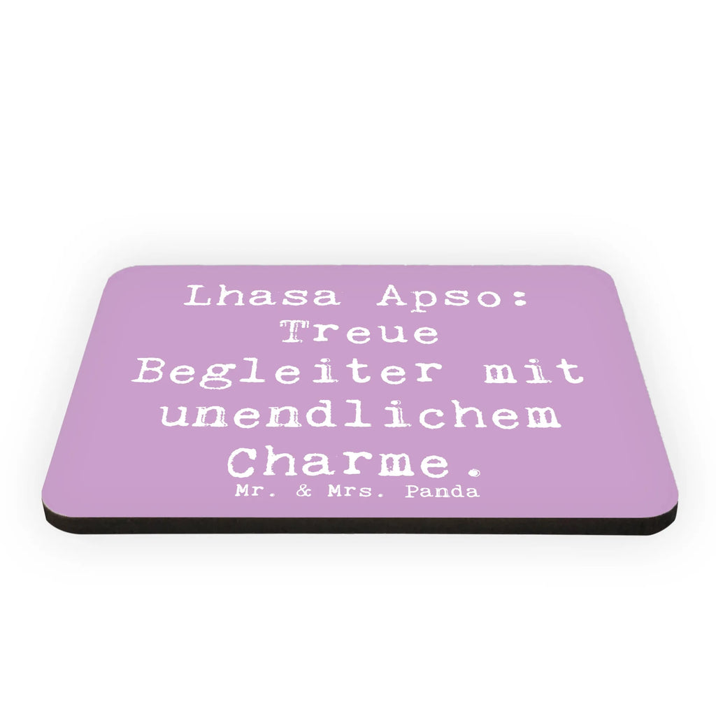Magnet Saying Lhasa Apso: Treue Begleiter mit unendlichem Charme. Kühlschrankmagnet, Motivmagnete, Kühlschrank Dekoration, Pinnwandmagnet, Whiteboard Magnet, Notiz Magnet, Souvenir Magnet, Dekomagnet, Hund, Hunderasse, Rassehund, Hundebesitzer, Geschenk, Tierfreund, Schenken, Welpe