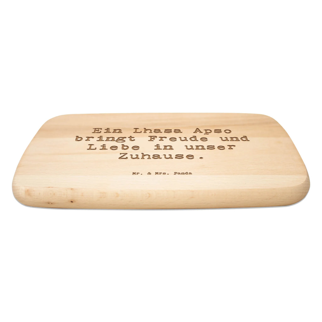 Serving board Saying Ein Lhasa Apso bringt Freude und Liebe in unser Zuhause. breakfast board, Board, cutting board, Dog, dog breed, purebred dog, dog owner, gift, animal lover, giving, puppy