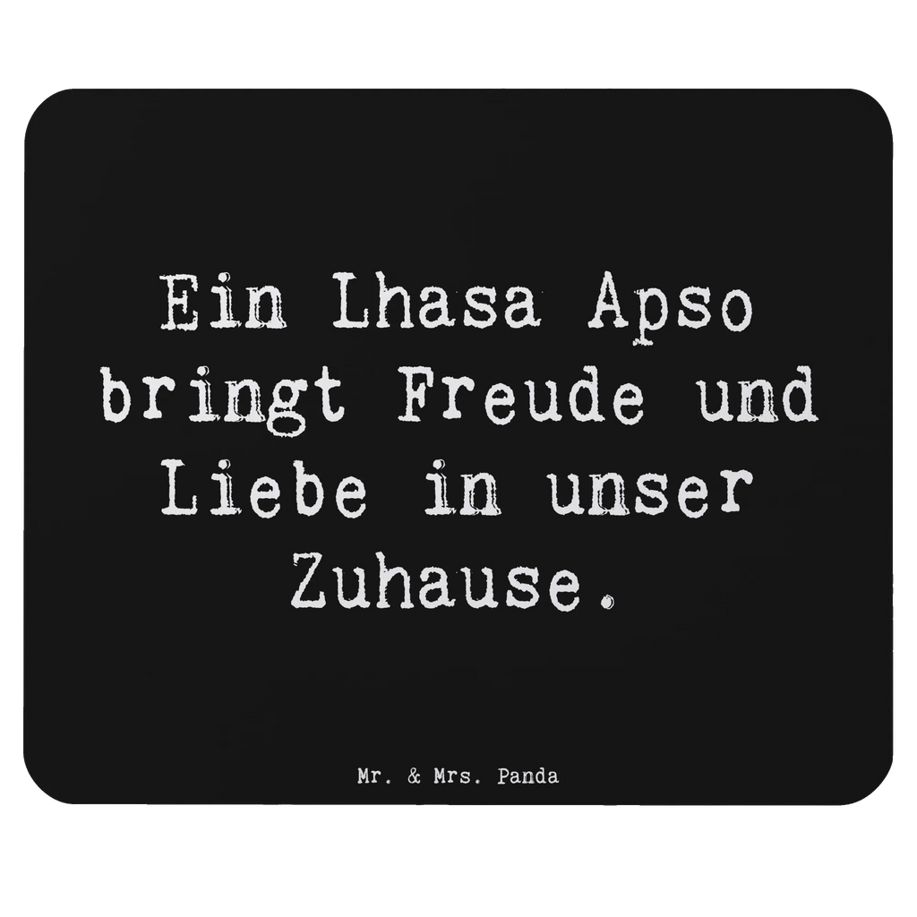 Mouse mat Saying Ein Lhasa Apso bringt Freude und Liebe in unser Zuhause. Einzigartiges Mauspad, Arbeitszimmer, Büroausstattung, Mousepad, Mausunterlage, Mauspad, Designer Mauspad, Computer zubehör, PC Zubehör, Mauspad Büro, Hund, Hunderasse, Rassehund, Hundebesitzer, Geschenk, Tierfreund, Schenken, Welpe