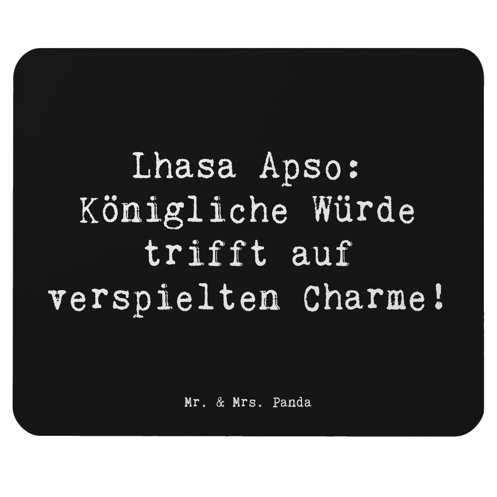 Mouse mat Saying Lhasa Apso: Königliche Würde trifft auf verspielten Charme! Mausunterlage, Computer zubehör, Mauspad, PC Zubehör, Büroausstattung, Einzigartiges Mauspad, Designer Mauspad, Arbeitszimmer, Mauspad Büro, Mousepad, Hund, Hunderasse, Rassehund, Hundebesitzer, Geschenk, Tierfreund, Schenken, Welpe