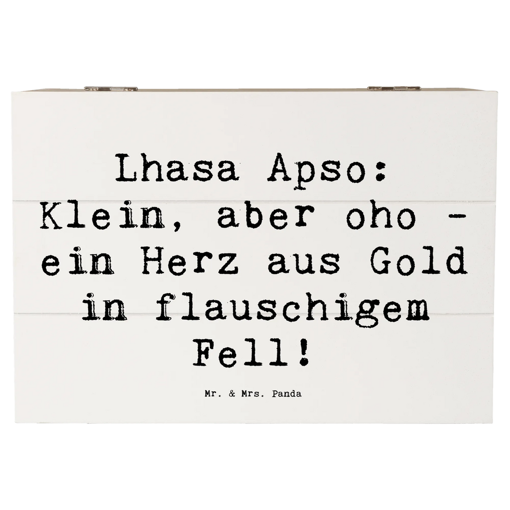 Holzkiste Spruch Lhasa Apso Wunder Schatzkiste, Geschenkbox, Schatulle, Truhe, XXL, Dekokiste, Geschenkdose, Holzkiste, Kiste, Erinnerungsbox, Aufbewahrungsbox, Erinnerungskiste, Hund, Hunderasse, Rassehund, Hundebesitzer, Geschenk, Tierfreund, Schenken, Welpe