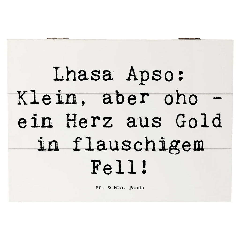 Holzkiste Spruch Lhasa Apso Wunder Schatzkiste, Geschenkbox, Schatulle, Truhe, XXL, Dekokiste, Geschenkdose, Holzkiste, Kiste, Erinnerungsbox, Aufbewahrungsbox, Erinnerungskiste, Hund, Hunderasse, Rassehund, Hundebesitzer, Geschenk, Tierfreund, Schenken, Welpe