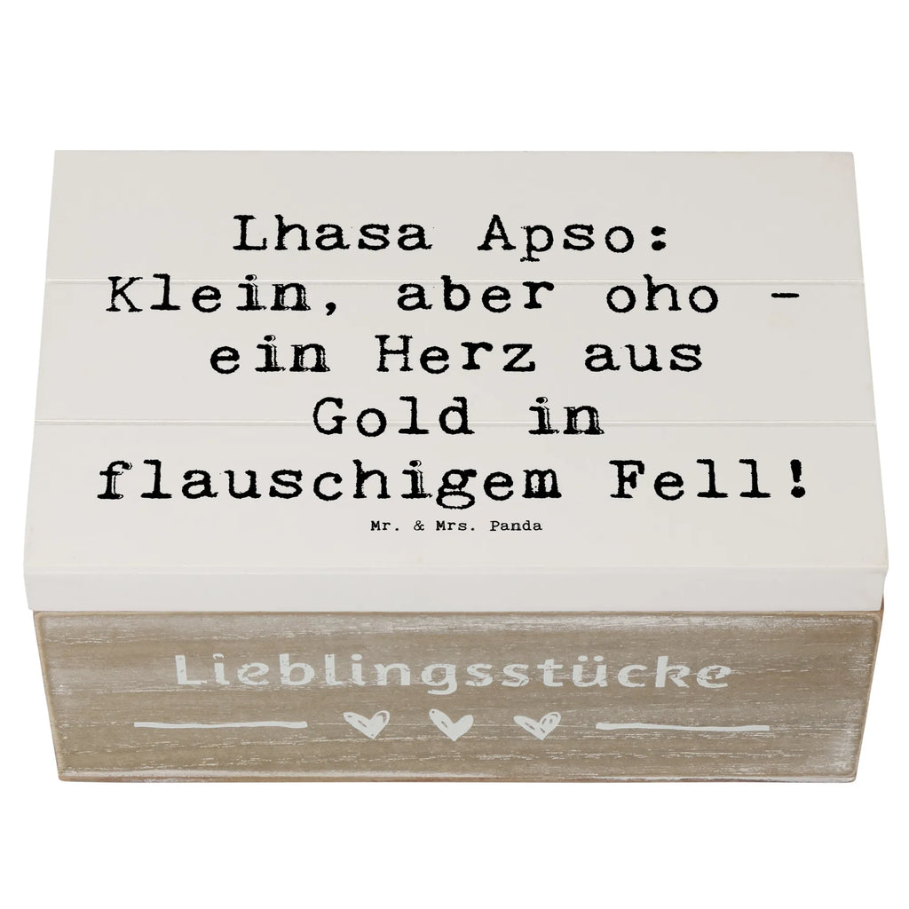 Holzkiste Spruch Lhasa Apso Wunder Schatzkiste, Geschenkbox, Schatulle, Truhe, XXL, Dekokiste, Geschenkdose, Holzkiste, Kiste, Erinnerungsbox, Aufbewahrungsbox, Erinnerungskiste, Hund, Hunderasse, Rassehund, Hundebesitzer, Geschenk, Tierfreund, Schenken, Welpe