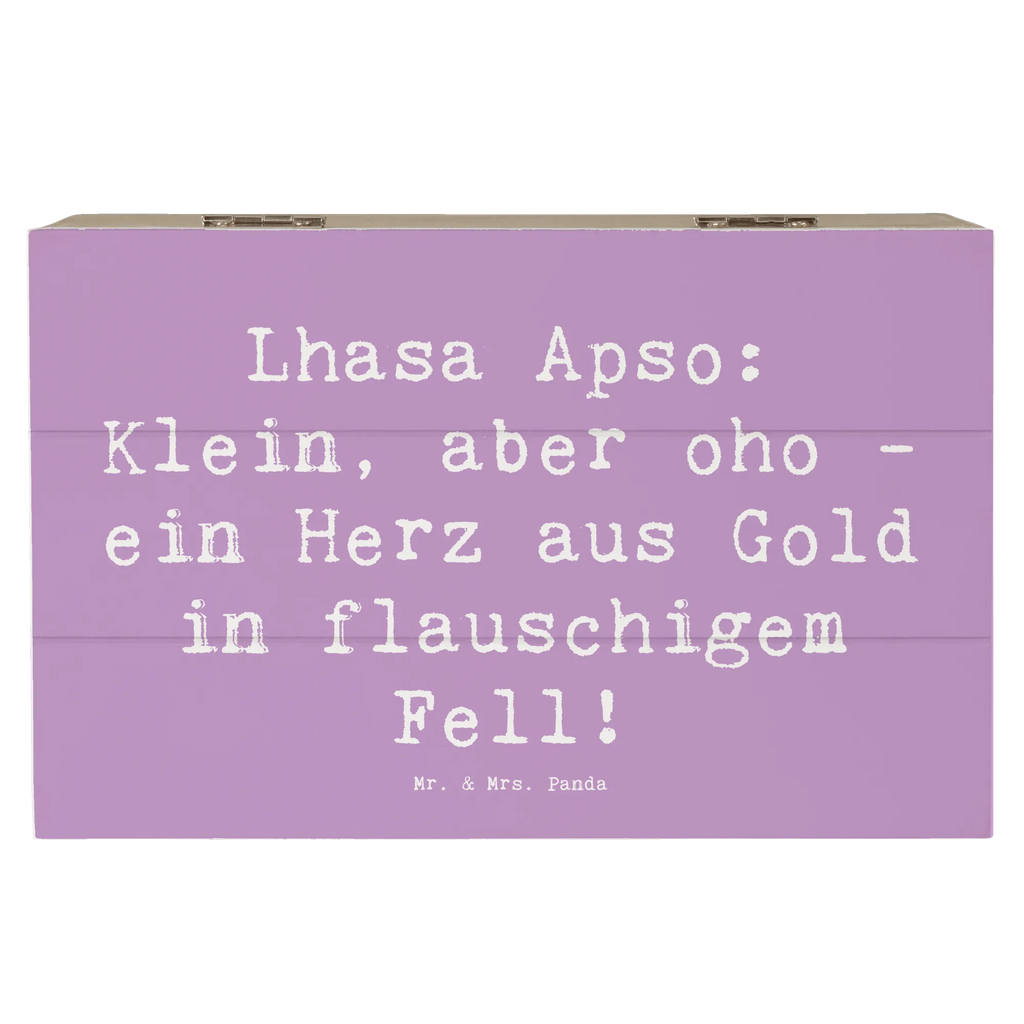 Holzkiste Spruch Lhasa Apso Wunder Schatzkiste, Geschenkbox, Schatulle, Truhe, XXL, Dekokiste, Geschenkdose, Holzkiste, Kiste, Erinnerungsbox, Aufbewahrungsbox, Erinnerungskiste, Hund, Hunderasse, Rassehund, Hundebesitzer, Geschenk, Tierfreund, Schenken, Welpe