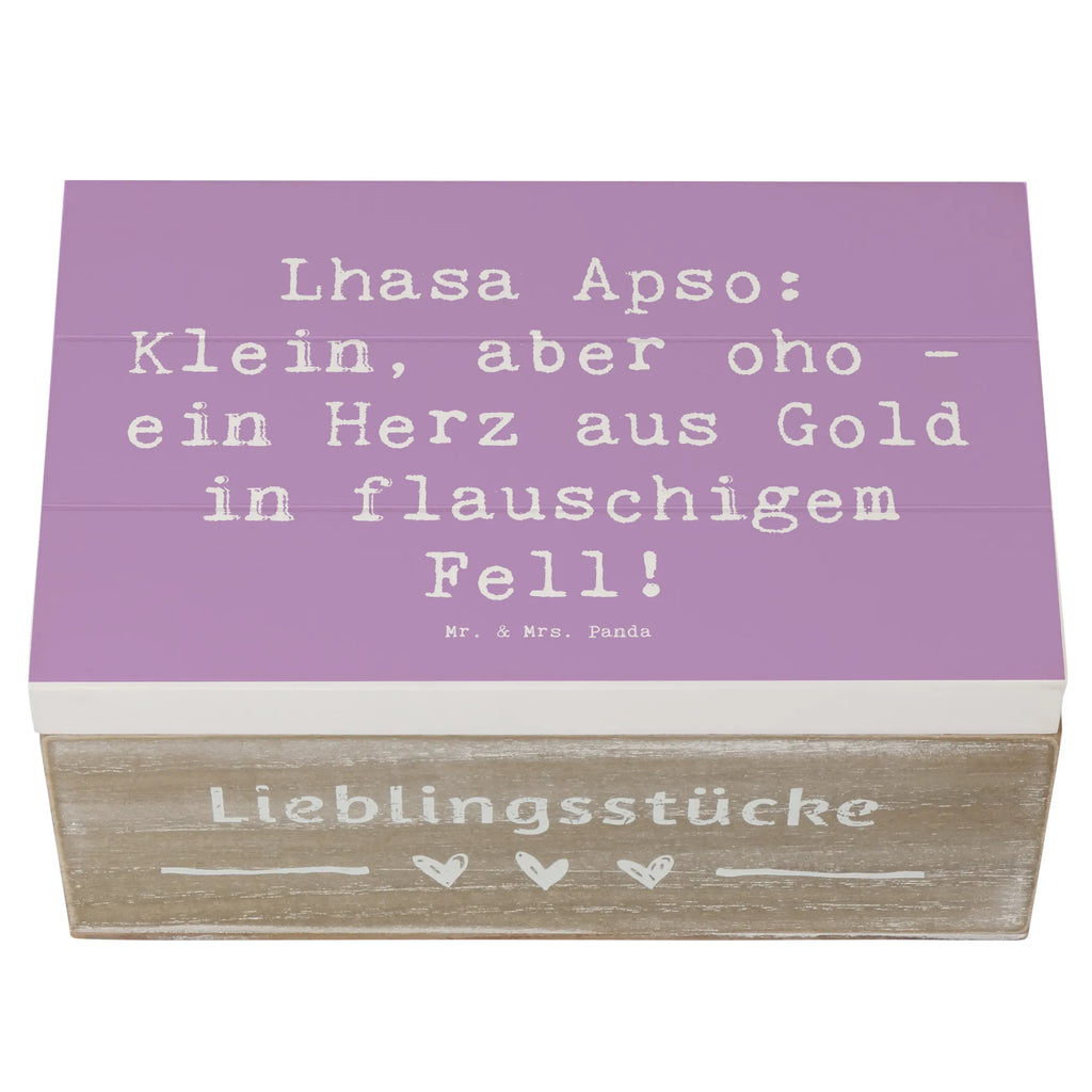 Holzkiste Spruch Lhasa Apso Wunder Schatzkiste, Geschenkbox, Schatulle, Truhe, XXL, Dekokiste, Geschenkdose, Holzkiste, Kiste, Erinnerungsbox, Aufbewahrungsbox, Erinnerungskiste, Hund, Hunderasse, Rassehund, Hundebesitzer, Geschenk, Tierfreund, Schenken, Welpe