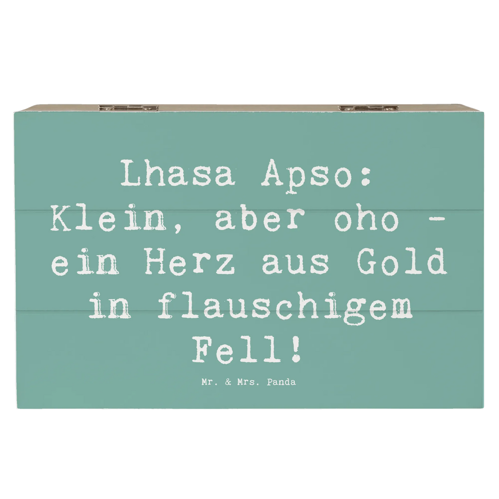 Holzkiste Spruch Lhasa Apso Wunder Schatzkiste, Geschenkbox, Schatulle, Truhe, XXL, Dekokiste, Geschenkdose, Holzkiste, Kiste, Erinnerungsbox, Aufbewahrungsbox, Erinnerungskiste, Hund, Hunderasse, Rassehund, Hundebesitzer, Geschenk, Tierfreund, Schenken, Welpe