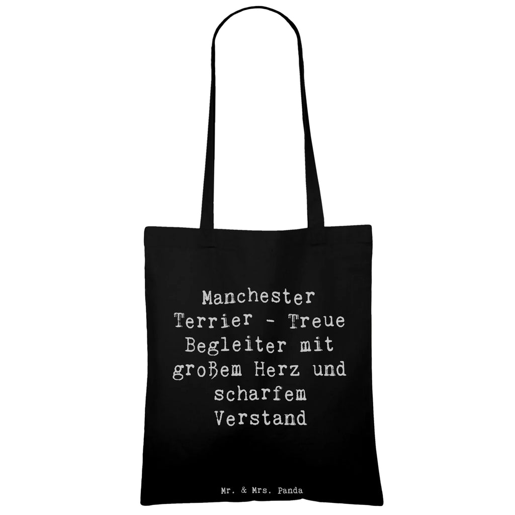 Tragetasche Spruch Manchester Terrier Begleiter Beuteltasche, Beutel, Einkaufstasche, Jutebeutel, Stoffbeutel, Tasche, Shopper, Umhängetasche, Strandtasche, Schultertasche, Stofftasche, Tragetasche, Badetasche, Jutetasche, Einkaufstüte, Laptoptasche, Hund, Hunderasse, Rassehund, Hundebesitzer, Geschenk, Tierfreund, Schenken, Welpe