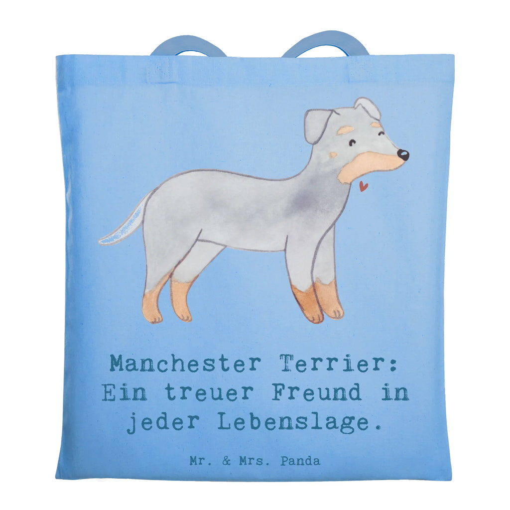 Tragetasche Manchester Terrier Freundschaft Shopper, Tragetasche, Einkaufstüte, Beutel, Einkaufstasche, Beuteltasche, Schultertasche, Tasche, Stoffbeutel, Jutebeutel, Stofftasche, Jutetasche, Strandtasche, Badetasche, Umhängetasche, Laptoptasche, Hund, Hunderasse, Rassehund, Hundebesitzer, Geschenk, Tierfreund, Schenken, Welpe