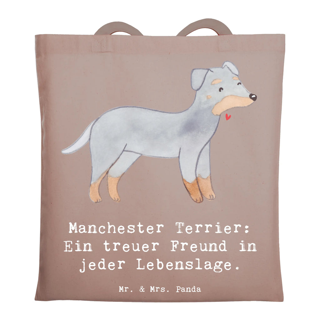 Tragetasche Manchester Terrier Freundschaft Shopper, Tragetasche, Einkaufstüte, Beutel, Einkaufstasche, Beuteltasche, Schultertasche, Tasche, Stoffbeutel, Jutebeutel, Stofftasche, Jutetasche, Strandtasche, Badetasche, Umhängetasche, Laptoptasche, Hund, Hunderasse, Rassehund, Hundebesitzer, Geschenk, Tierfreund, Schenken, Welpe