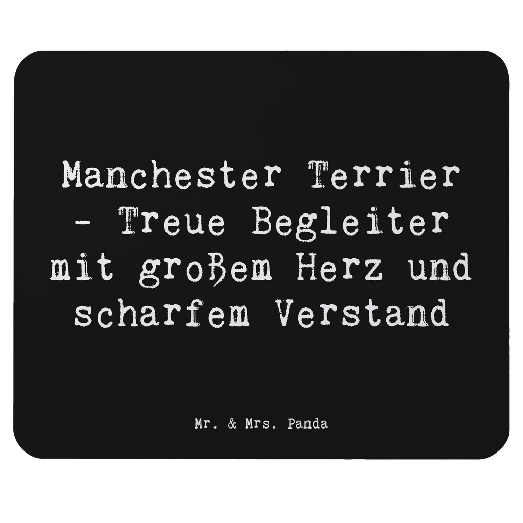 Mouse mat Saying Manchester Terrier - Treue Begleiter mit großem Herz und scharfem Verstand Büroausstattung, Arbeitszimmer, Computer zubehör, Mauspad, Designer Mauspad, Einzigartiges Mauspad, PC Zubehör, Mauspad Büro, Mausunterlage, Mousepad, Hund, Hunderasse, Rassehund, Hundebesitzer, Geschenk, Tierfreund, Schenken, Welpe