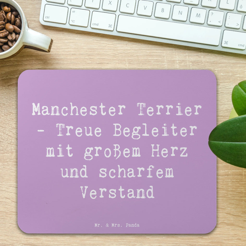 Mouse mat Saying Manchester Terrier - Treue Begleiter mit großem Herz und scharfem Verstand Büroausstattung, Arbeitszimmer, Computer zubehör, Mauspad, Designer Mauspad, Einzigartiges Mauspad, PC Zubehör, Mauspad Büro, Mausunterlage, Mousepad, Hund, Hunderasse, Rassehund, Hundebesitzer, Geschenk, Tierfreund, Schenken, Welpe