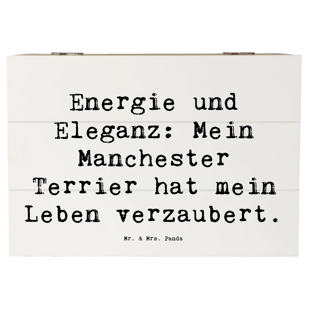 Holzkiste Spruch Manchester Terrier Magie Erinnerungskiste, Geschenkdose, Schatzkiste, Kiste, XXL, Geschenkbox, Holzkiste, Schatulle, Aufbewahrungsbox, Truhe, Erinnerungsbox, Dekokiste, Hund, Hunderasse, Rassehund, Hundebesitzer, Geschenk, Tierfreund, Schenken, Welpe