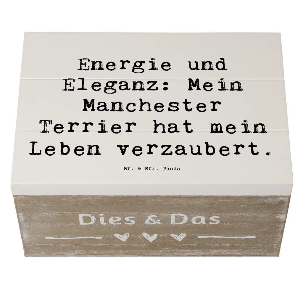 Holzkiste Spruch Manchester Terrier Magie Erinnerungskiste, Geschenkdose, Schatzkiste, Kiste, XXL, Geschenkbox, Holzkiste, Schatulle, Aufbewahrungsbox, Truhe, Erinnerungsbox, Dekokiste, Hund, Hunderasse, Rassehund, Hundebesitzer, Geschenk, Tierfreund, Schenken, Welpe