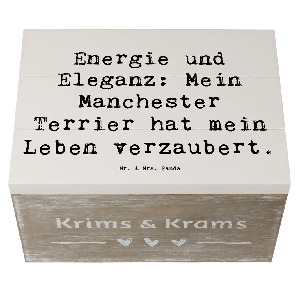 Holzkiste Spruch Manchester Terrier Magie Erinnerungskiste, Geschenkdose, Schatzkiste, Kiste, XXL, Geschenkbox, Holzkiste, Schatulle, Aufbewahrungsbox, Truhe, Erinnerungsbox, Dekokiste, Hund, Hunderasse, Rassehund, Hundebesitzer, Geschenk, Tierfreund, Schenken, Welpe