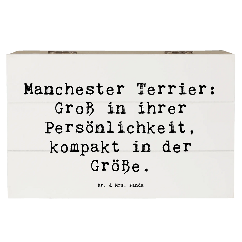 Wooden chest Saying Manchester Terrier: Groß in ihrer Persönlichkeit, kompakt in der Größe. Dekokiste, Schatulle, Kiste, Geschenkbox, Holzkiste, Erinnerungsbox, XXL, Truhe, Geschenkdose, Erinnerungskiste, Schatzkiste, Aufbewahrungsbox, Hund, Hunderasse, Rassehund, Hundebesitzer, Geschenk, Tierfreund, Schenken, Welpe
