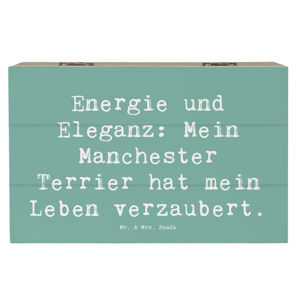 Holzkiste Spruch Manchester Terrier Magie Erinnerungskiste, Geschenkdose, Schatzkiste, Kiste, XXL, Geschenkbox, Holzkiste, Schatulle, Aufbewahrungsbox, Truhe, Erinnerungsbox, Dekokiste, Hund, Hunderasse, Rassehund, Hundebesitzer, Geschenk, Tierfreund, Schenken, Welpe