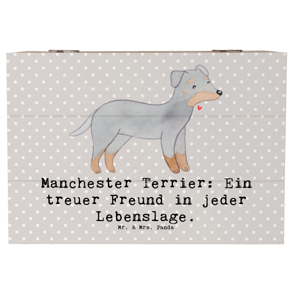 Wooden chest Manchester Terrier: Ein treuer Freund in jeder Lebenslage. XXL, Schatulle, Kiste, Geschenkbox, Truhe, Erinnerungsbox, Schatzkiste, Aufbewahrungsbox, Erinnerungskiste, Holzkiste, Geschenkdose, Dekokiste, Hund, Hunderasse, Rassehund, Hundebesitzer, Geschenk, Tierfreund, Schenken, Welpe