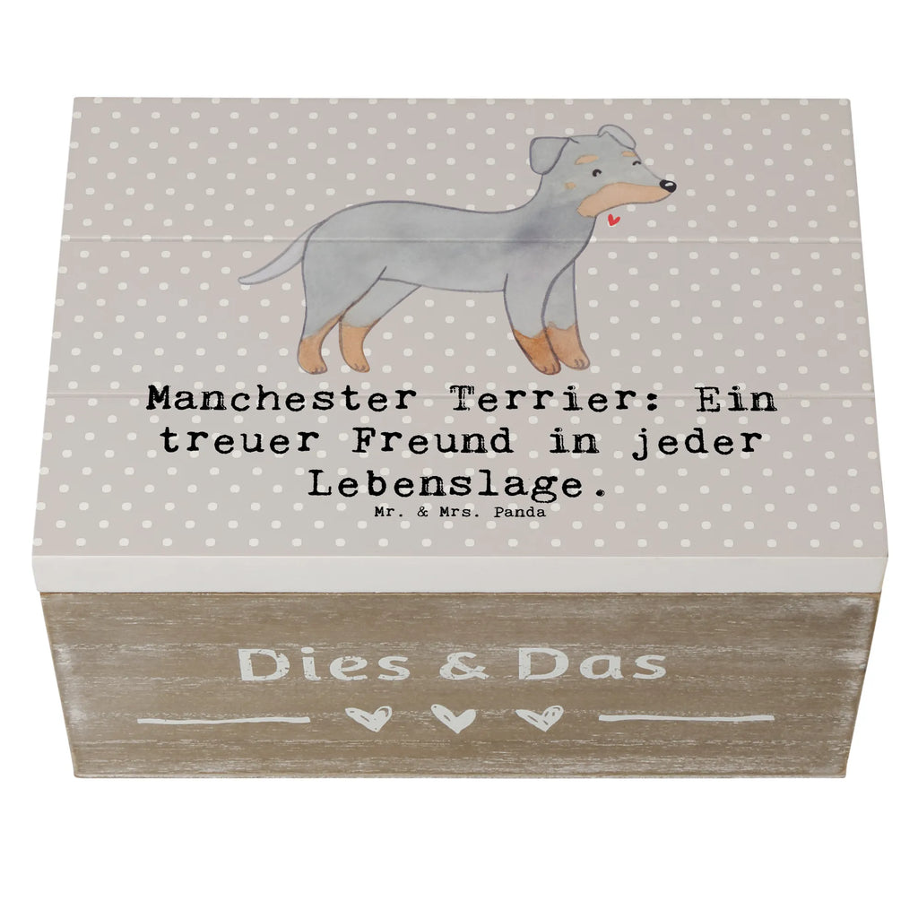 Wooden chest Manchester Terrier: Ein treuer Freund in jeder Lebenslage. XXL, Schatulle, Kiste, Geschenkbox, Truhe, Erinnerungsbox, Schatzkiste, Aufbewahrungsbox, Erinnerungskiste, Holzkiste, Geschenkdose, Dekokiste, Hund, Hunderasse, Rassehund, Hundebesitzer, Geschenk, Tierfreund, Schenken, Welpe