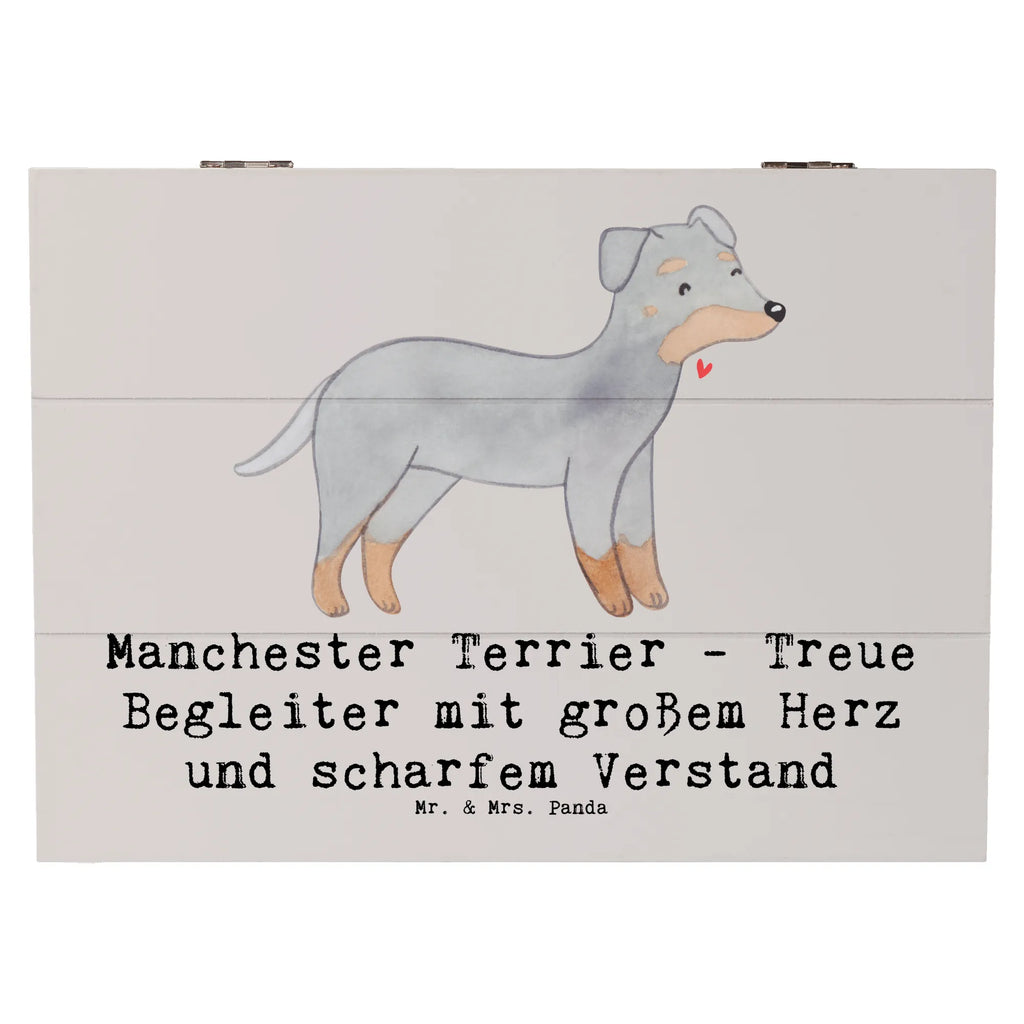 Wooden chest Manchester Terrier - Treue Begleiter mit großem Herz und scharfem Verstand Geschenkdose, Aufbewahrungsbox, Erinnerungsbox, XXL, Truhe, Kiste, Holzkiste, Erinnerungskiste, Schatzkiste, Geschenkbox, Schatulle, Dekokiste, Hund, Hunderasse, Rassehund, Hundebesitzer, Geschenk, Tierfreund, Schenken, Welpe