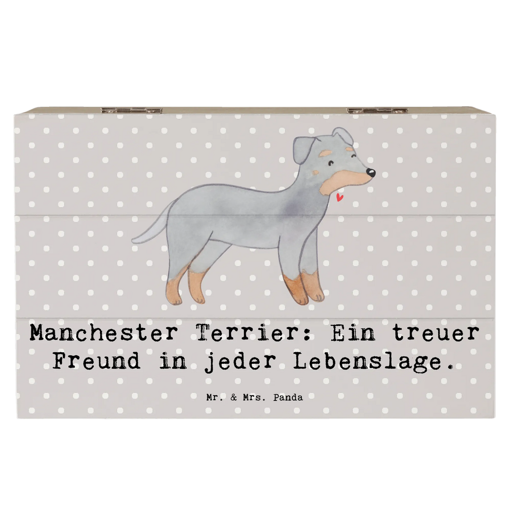 Wooden chest Manchester Terrier: Ein treuer Freund in jeder Lebenslage. XXL, Schatulle, Kiste, Geschenkbox, Truhe, Erinnerungsbox, Schatzkiste, Aufbewahrungsbox, Erinnerungskiste, Holzkiste, Geschenkdose, Dekokiste, Hund, Hunderasse, Rassehund, Hundebesitzer, Geschenk, Tierfreund, Schenken, Welpe
