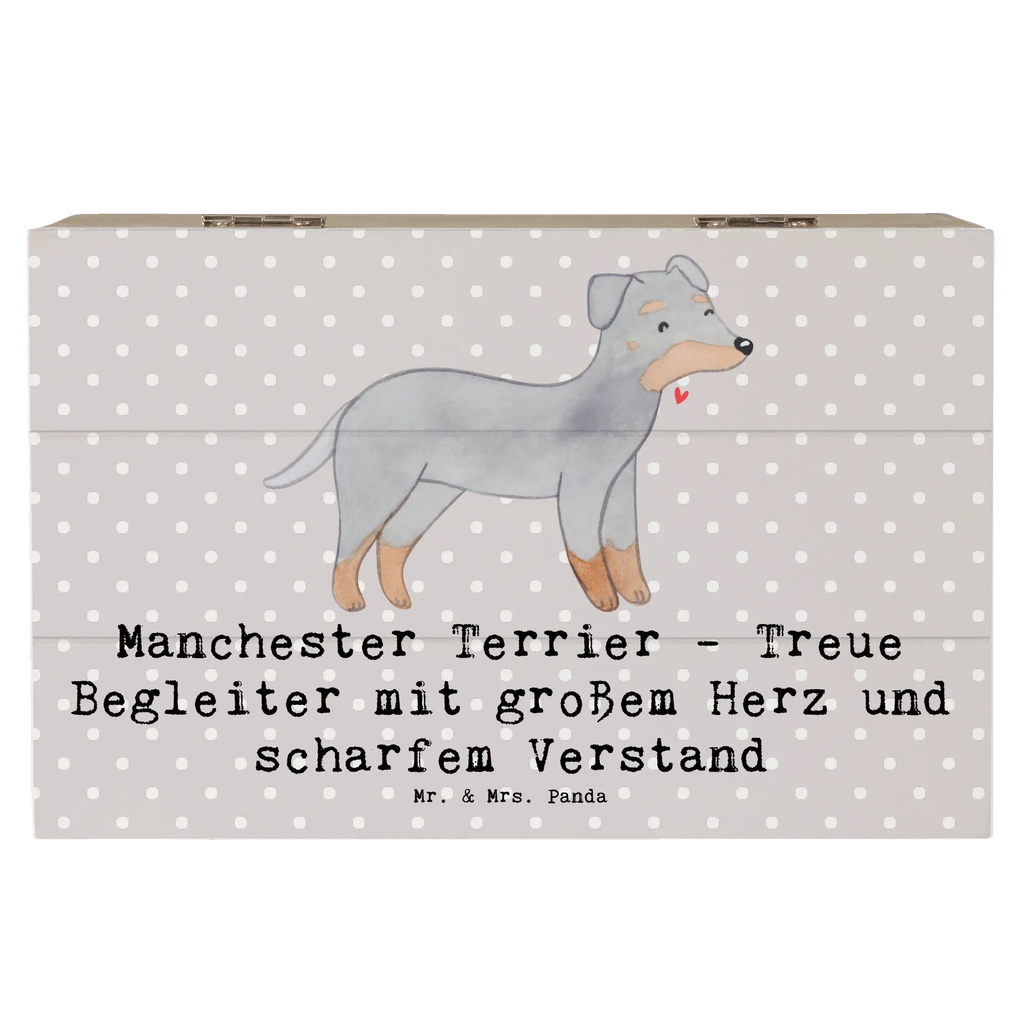 Wooden chest Manchester Terrier - Treue Begleiter mit großem Herz und scharfem Verstand Geschenkdose, Aufbewahrungsbox, Erinnerungsbox, XXL, Truhe, Kiste, Holzkiste, Erinnerungskiste, Schatzkiste, Geschenkbox, Schatulle, Dekokiste, Hund, Hunderasse, Rassehund, Hundebesitzer, Geschenk, Tierfreund, Schenken, Welpe