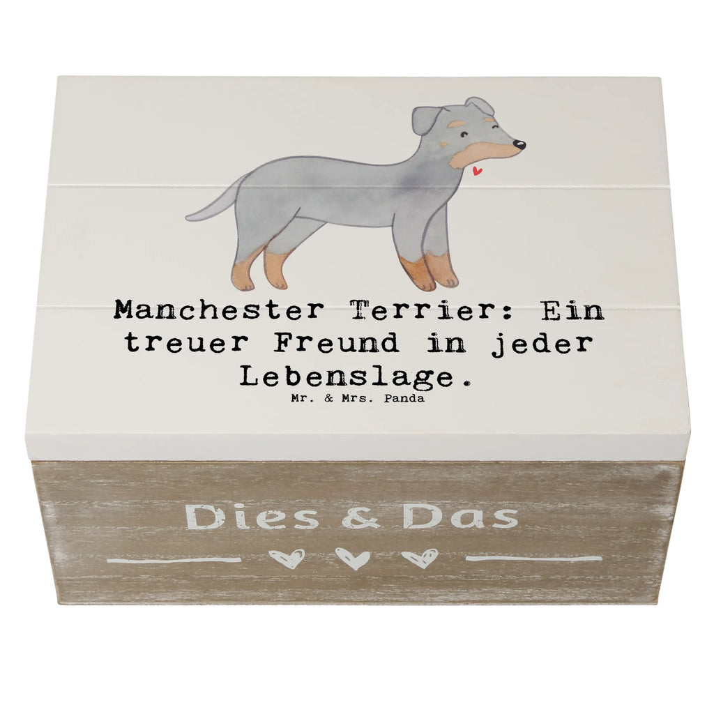 Wooden chest Manchester Terrier: Ein treuer Freund in jeder Lebenslage. XXL, Schatulle, Kiste, Geschenkbox, Truhe, Erinnerungsbox, Schatzkiste, Aufbewahrungsbox, Erinnerungskiste, Holzkiste, Geschenkdose, Dekokiste, Hund, Hunderasse, Rassehund, Hundebesitzer, Geschenk, Tierfreund, Schenken, Welpe