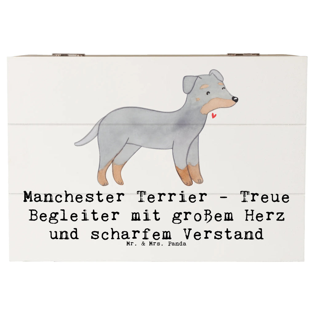 Wooden chest Manchester Terrier - Treue Begleiter mit großem Herz und scharfem Verstand Geschenkdose, Aufbewahrungsbox, Erinnerungsbox, XXL, Truhe, Kiste, Holzkiste, Erinnerungskiste, Schatzkiste, Geschenkbox, Schatulle, Dekokiste, Hund, Hunderasse, Rassehund, Hundebesitzer, Geschenk, Tierfreund, Schenken, Welpe