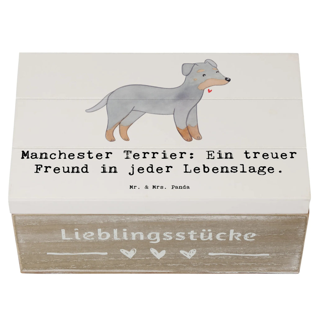 Wooden chest Manchester Terrier: Ein treuer Freund in jeder Lebenslage. XXL, Schatulle, Kiste, Geschenkbox, Truhe, Erinnerungsbox, Schatzkiste, Aufbewahrungsbox, Erinnerungskiste, Holzkiste, Geschenkdose, Dekokiste, Hund, Hunderasse, Rassehund, Hundebesitzer, Geschenk, Tierfreund, Schenken, Welpe