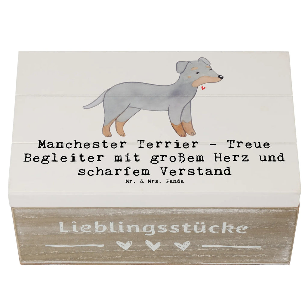 Wooden chest Manchester Terrier - Treue Begleiter mit großem Herz und scharfem Verstand Geschenkdose, Aufbewahrungsbox, Erinnerungsbox, XXL, Truhe, Kiste, Holzkiste, Erinnerungskiste, Schatzkiste, Geschenkbox, Schatulle, Dekokiste, Hund, Hunderasse, Rassehund, Hundebesitzer, Geschenk, Tierfreund, Schenken, Welpe