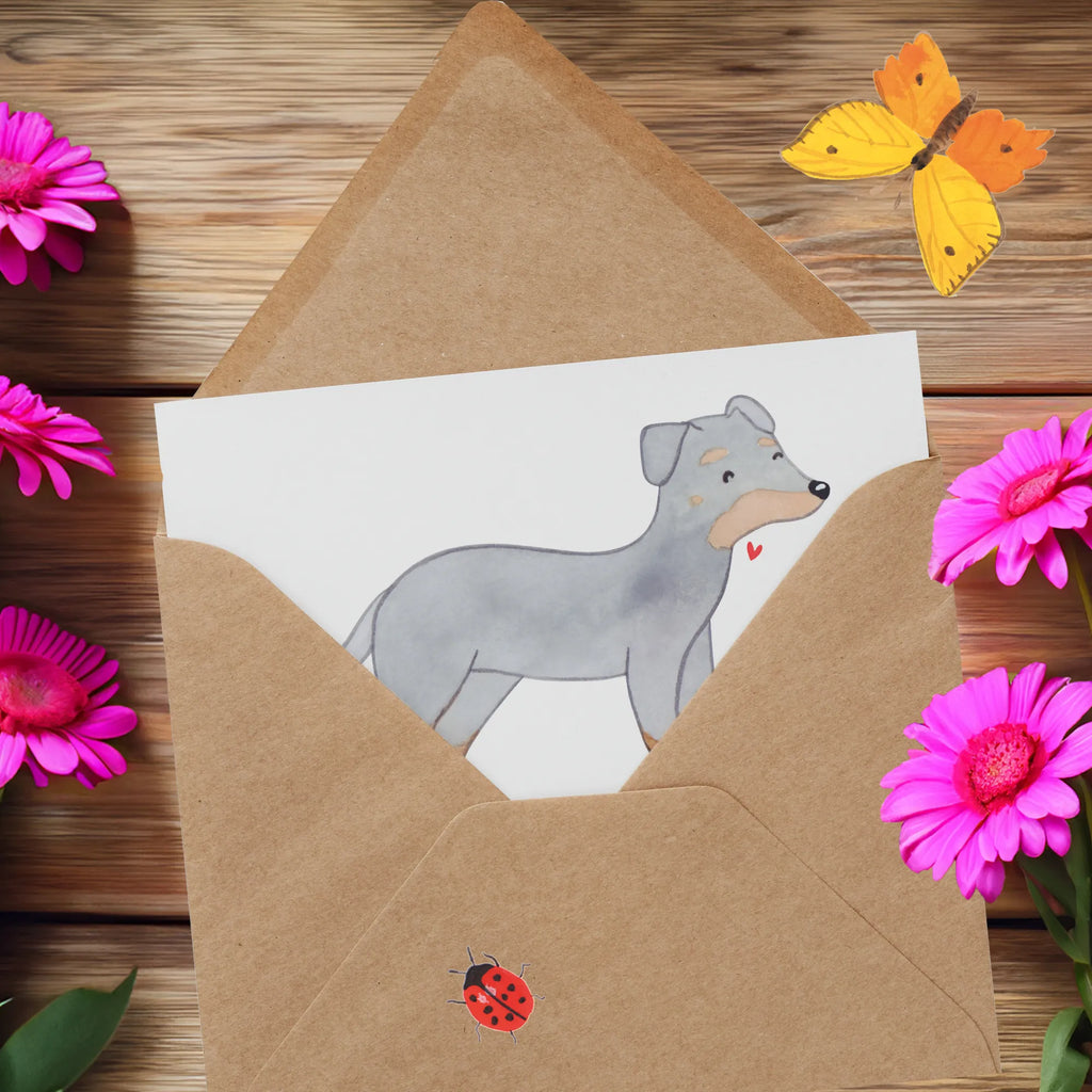 Deluxe Karte Manchester Terrier Begleiter Hochwertige Grußkarte, Einladungskarte, Karte, Glückwunschkarte, Hochwertige Klappkarte, Hochzeitskarte, Klappkarte, Grußkarte, Geburtstagskarte, Hund, Hunderasse, Rassehund, Hundebesitzer, Geschenk, Tierfreund, Schenken, Welpe